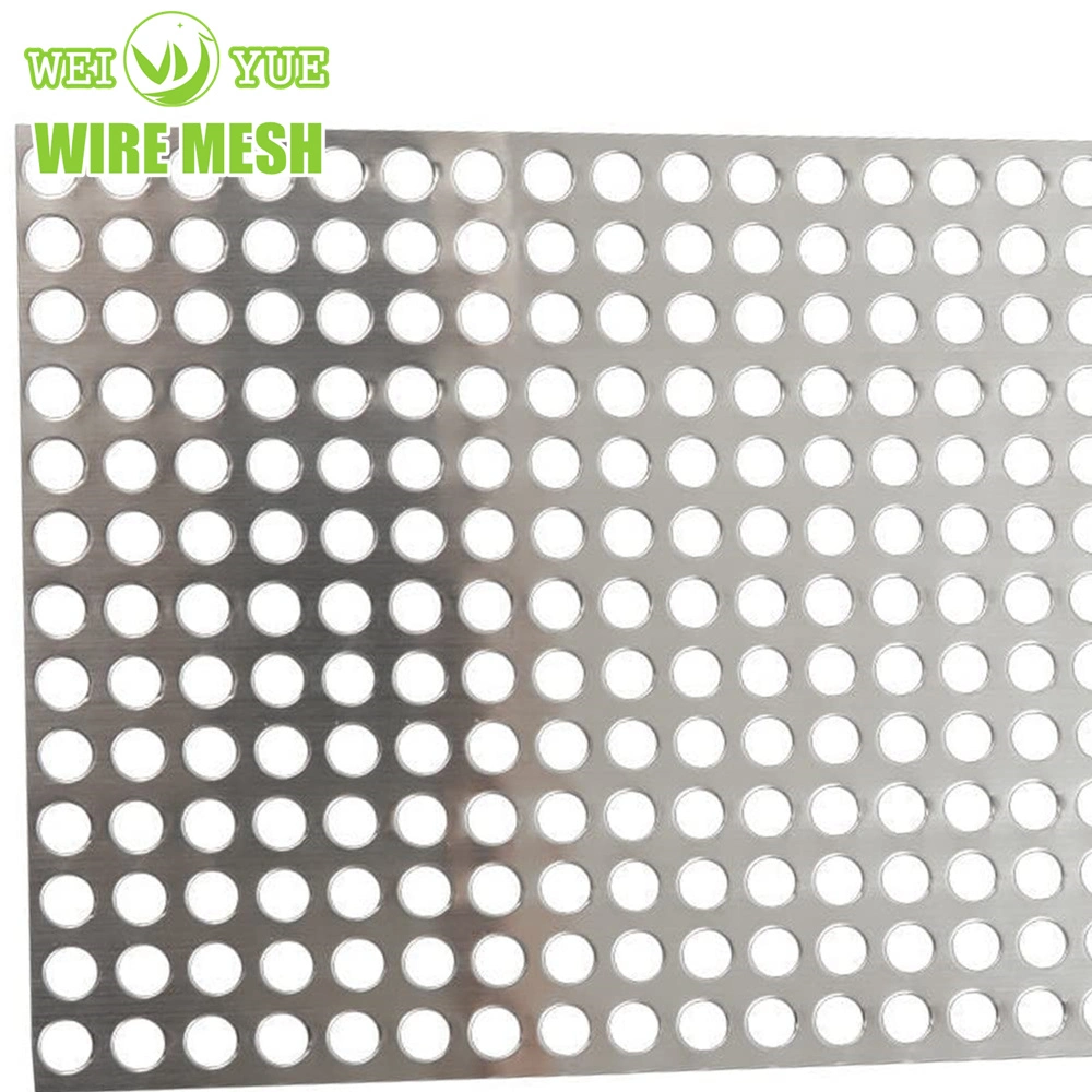 1.8mm Thickness Stainless Steel SUS304L Perforated Metal Mesh Screen for Gas Purifiers