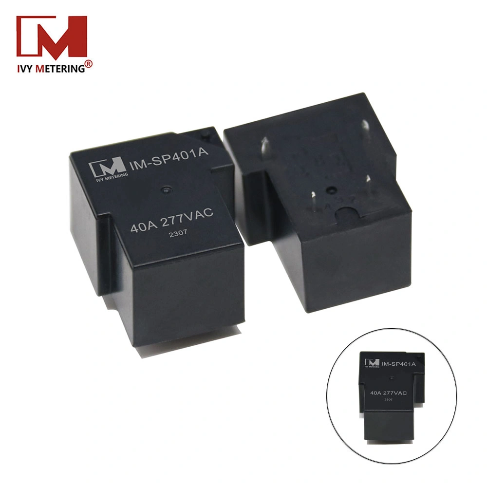 1000A/10ms/3 Times 40A 250VAC 12V Solar PV Inverter Relay with Smaller Size and Lower Coil Consumption