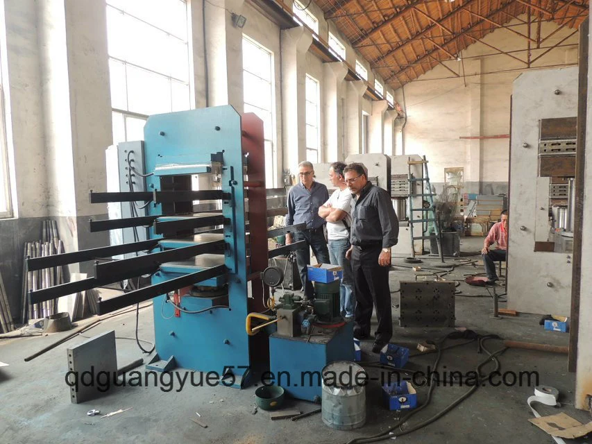 Rubber Hydraulic Hot Press/Rubber Flooring Tile Curing Machine
