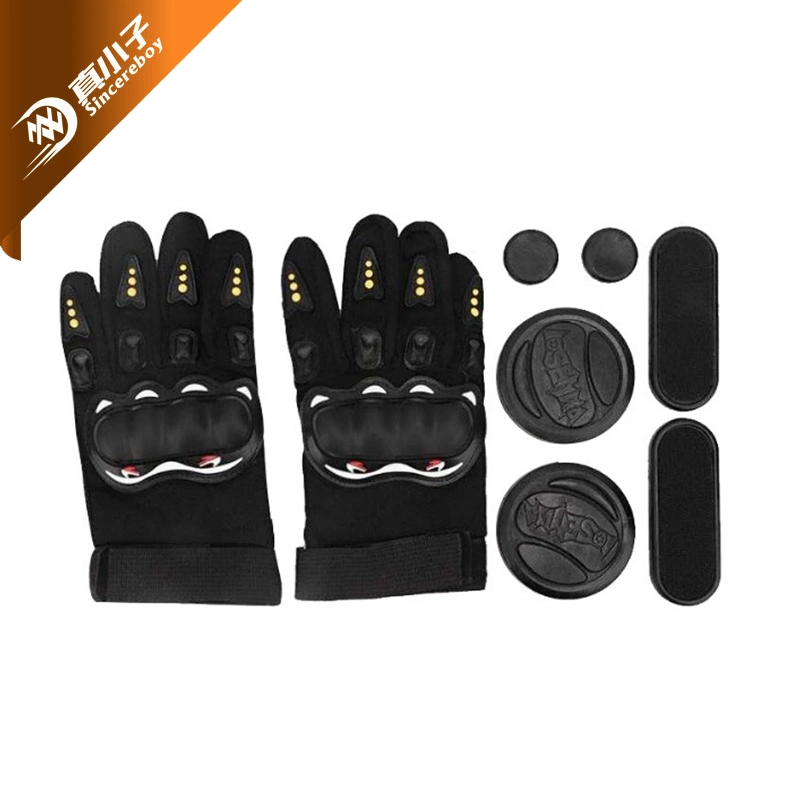 Guantes de skateboard con deslizadores Guantes deportivos de chanclas Downhill MS-Sg001