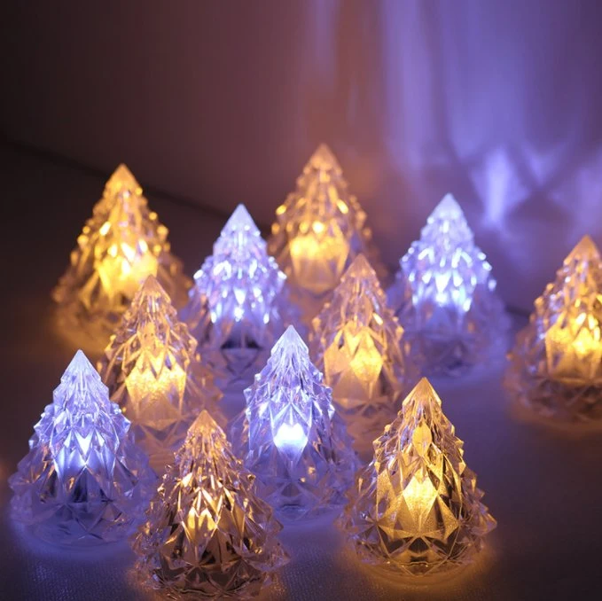 Natal luz de cristal Luces Navidad House decoração lâmpada de Natal