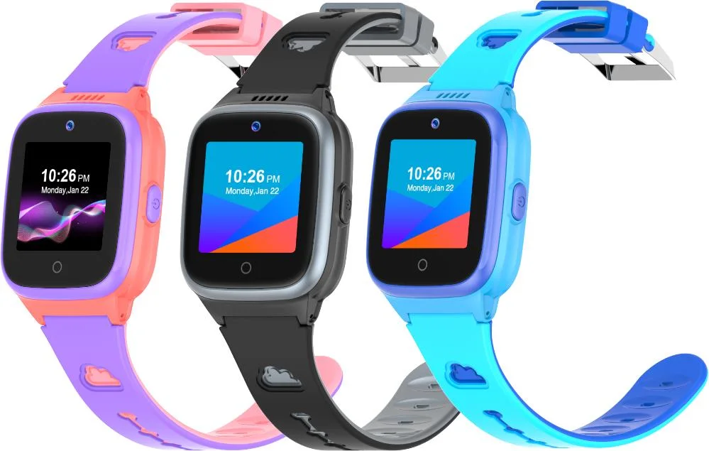 4G Smartwatch for Kids Colorful Waterproof Android System IPS Panel Gift Watches