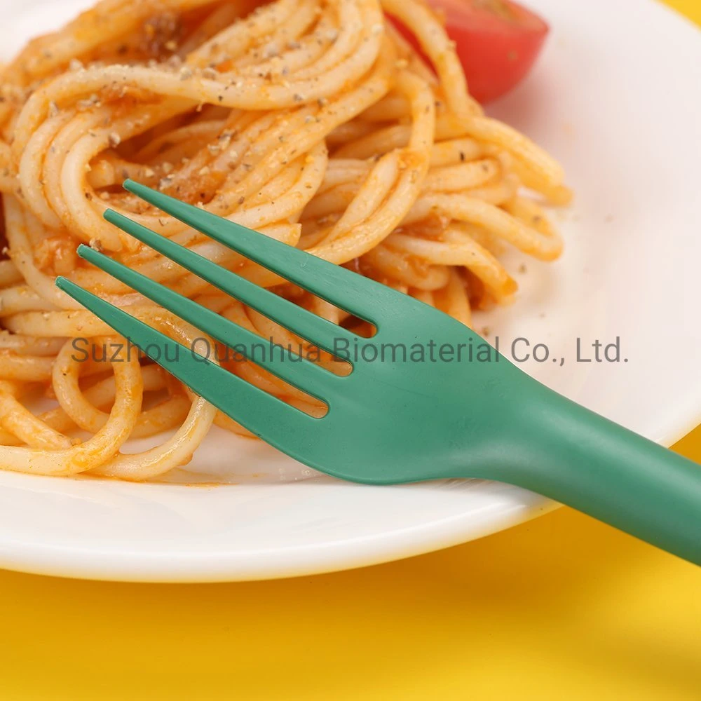 Environmentally Friendly Cornstarch Compostable Cutlery Knife Fork Spoon