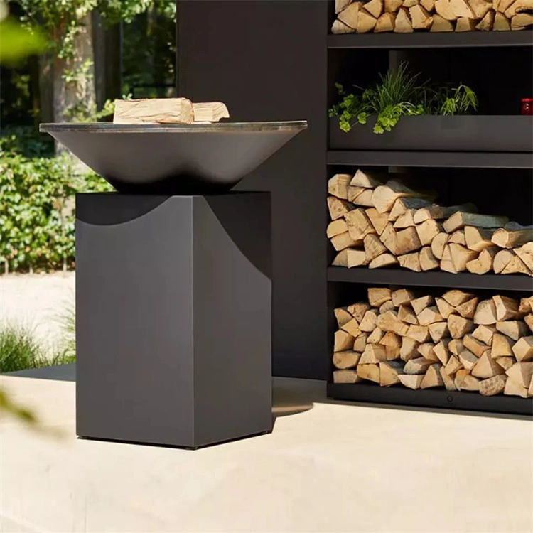 Manufacturer Corten Steel Fire Pit Wood Fire Grill&Griddle