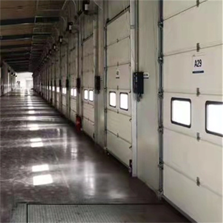 Fire Vertical Lifting Aluminum Alloy Industrial Electric Garage Door