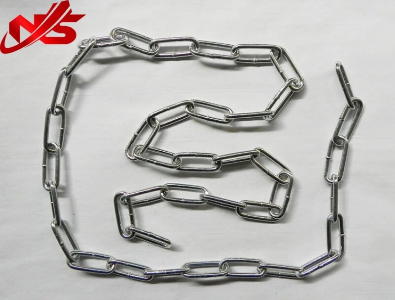 Железная цепь с длинным звеном, G30, оцинкованная цепь, цинк Стандарт сварочной цепи с гальваническим покрытием