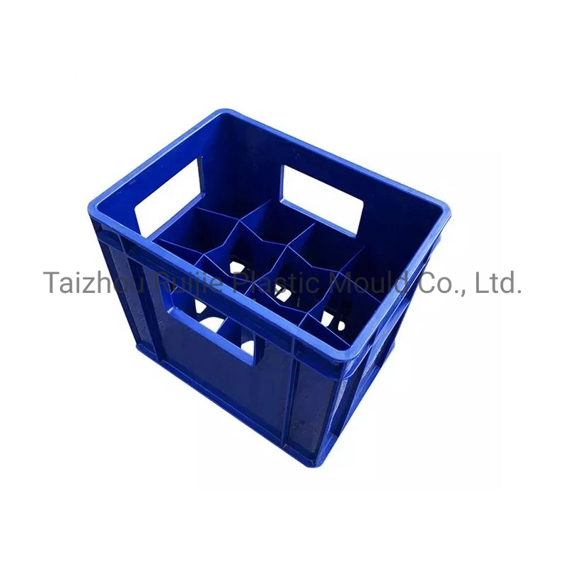 Plastic Beer Case Milk Bottle Crate Injection Mould for Sale