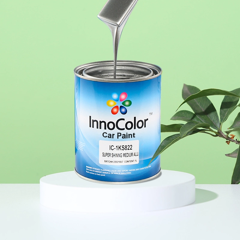 Automotive acabar Innocolor acabado alto brillo de la pintura de carrocerías de color sólido de alimentación de la pintura de coche