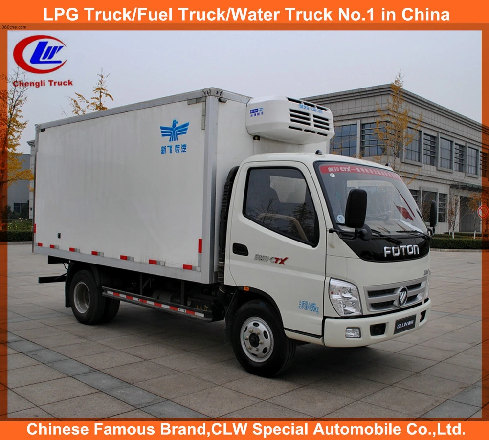 4*2 Foton Mini Frozen Meat Fish Transport Truck