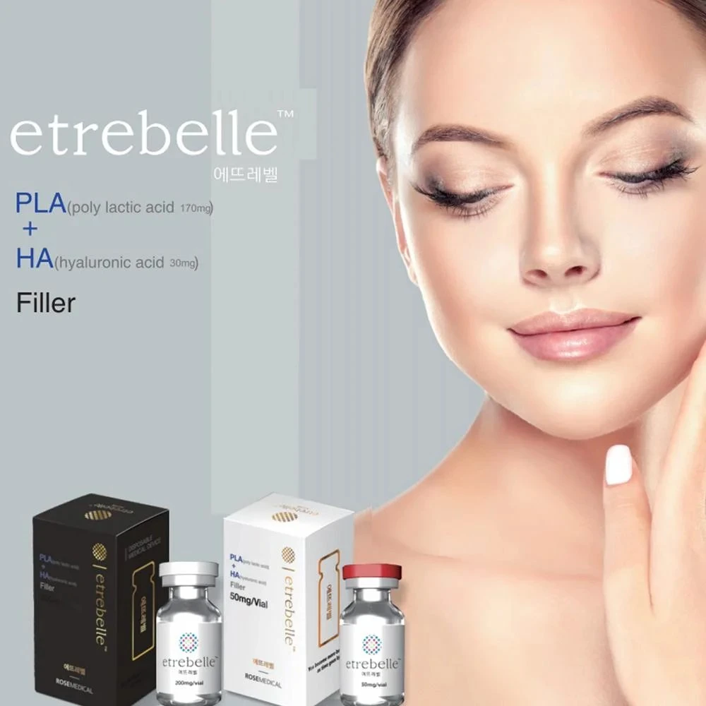 Etrebelle inyectable PLLA ácido Hialurónico producto de inyección estimulado colágeno Productos de cuidado de la belleza de la piel