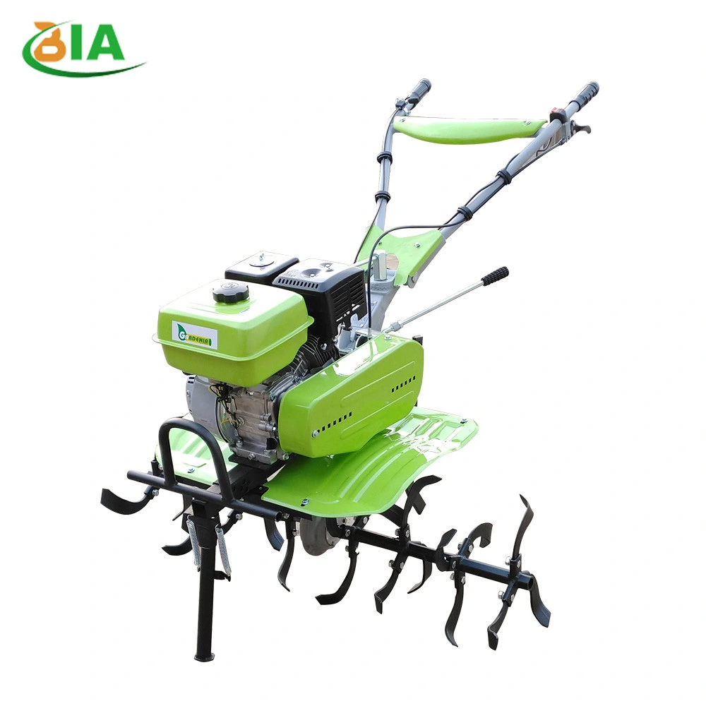 7HP Gasoline Mini Cultivator Power Tiller with Rotary Weeders