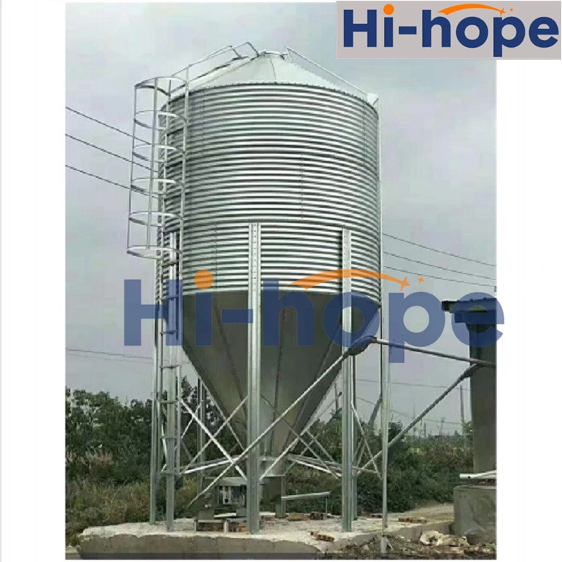 Poultry Equipment Galvanized Feed Storage Silo