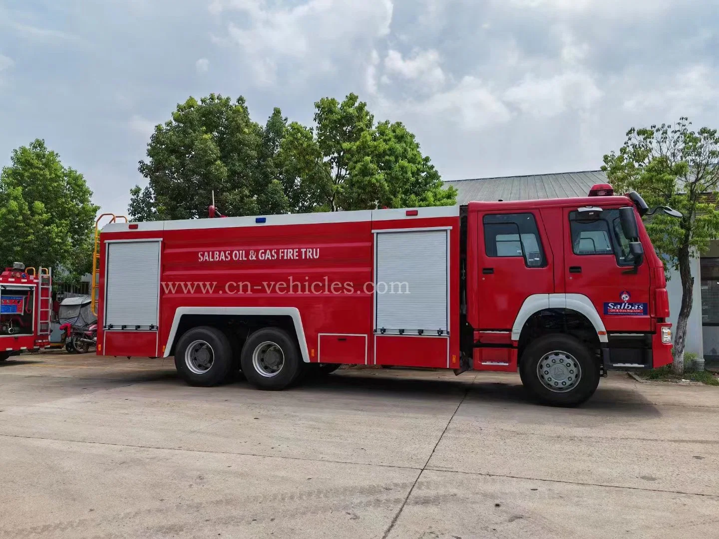 COMO 6X4 Caminhão de Combate a Incêndio com Tanque de Água e Espuma para Resgate de Bombeiros