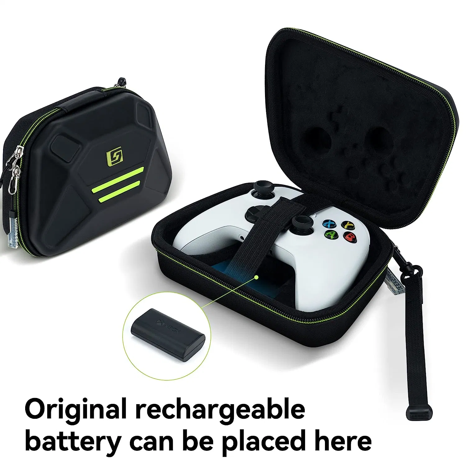 EVA Controller Controller Holder Hard Shell Travel Carrying Box for Wireless Controller