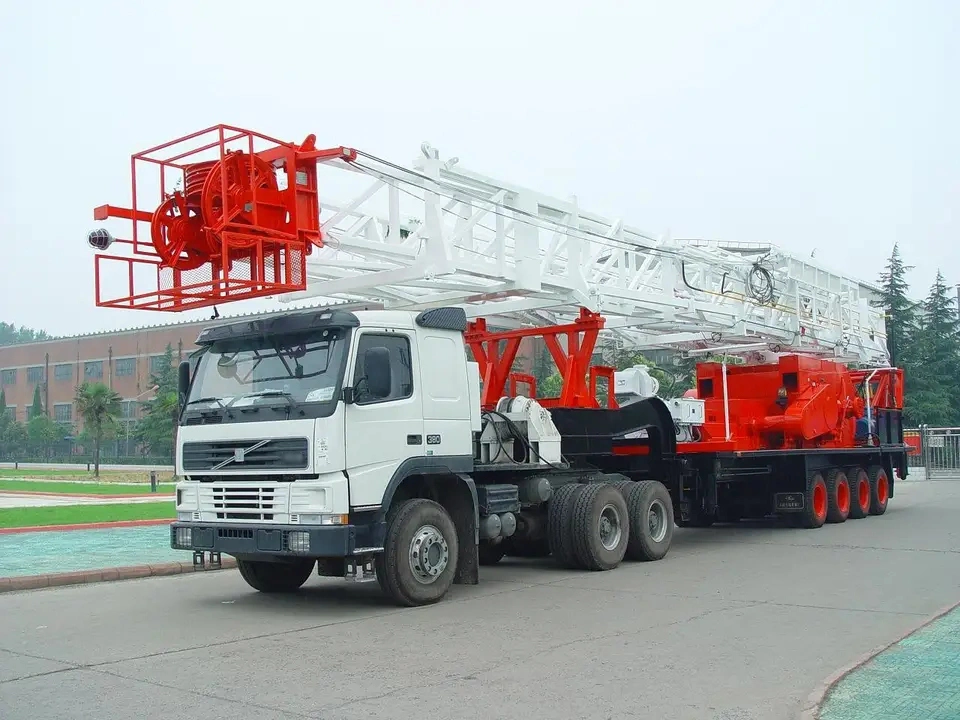 Mobile Truck Mounted Drilling Rig Xj150 Xj250 Xj350 Xj450 Workover Rig