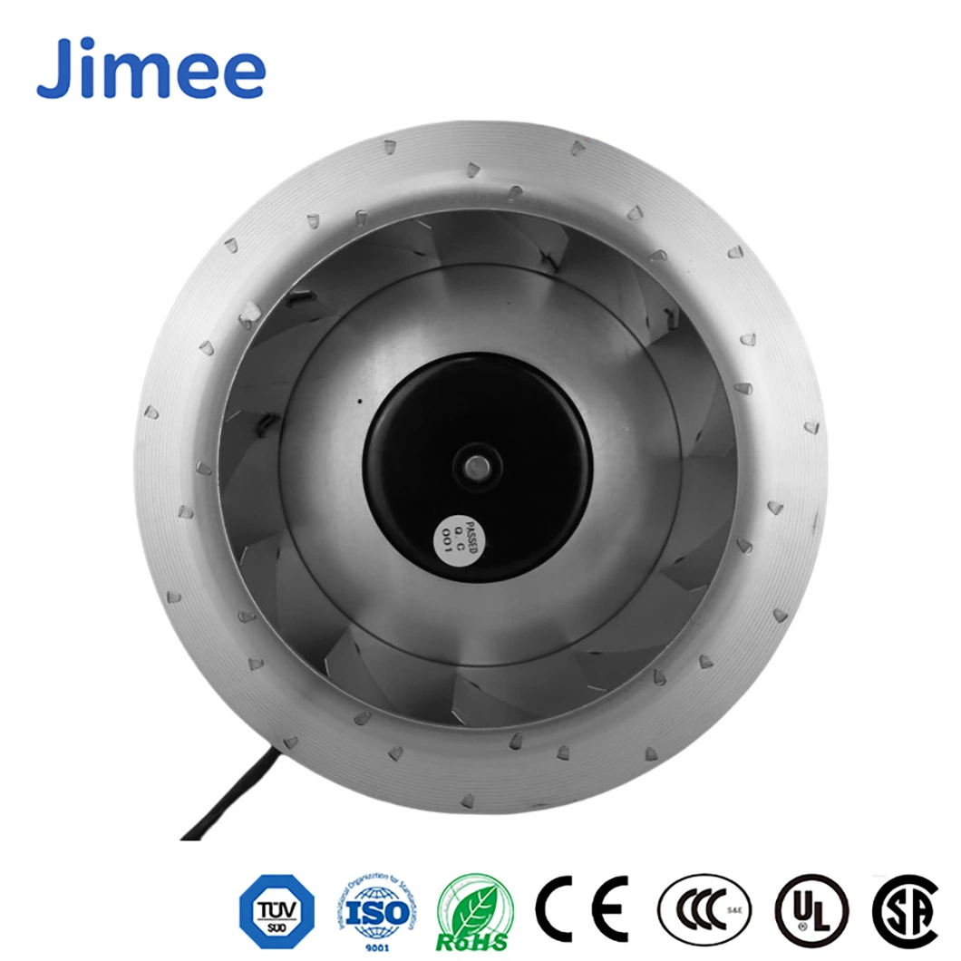 Jimee Motor China Positive Displacement facturers Jm140d4a2 36-57 (VAC) فولتية التشغيل مراوح وحدة التحكم في الطرد المركزي PBT معدنية المروحة المحورية لمدة التهوية في الهواء