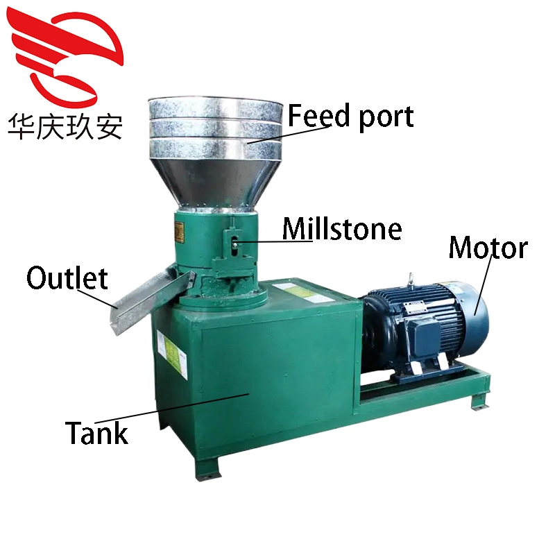 CE Maschinenfutter Granulator Zuchtfutter Tierfutter Ausrüstungsfutter Maschine Staubpellet Maschine Biomasse Pellet Maschine