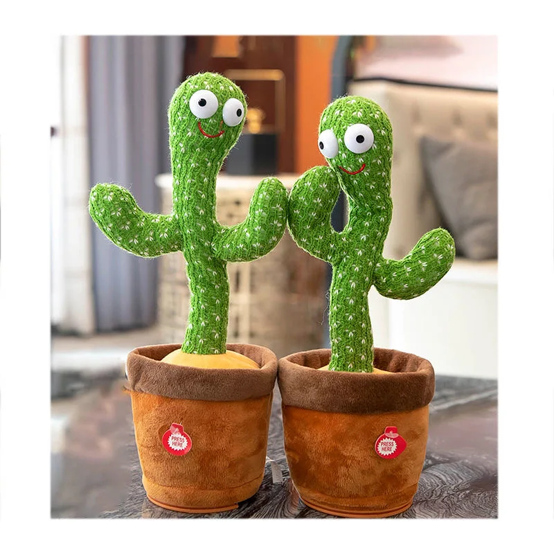 Hot Selling Talking Cactus Toy Electric Plush Toy Stuffed Toy Dancing Cactus