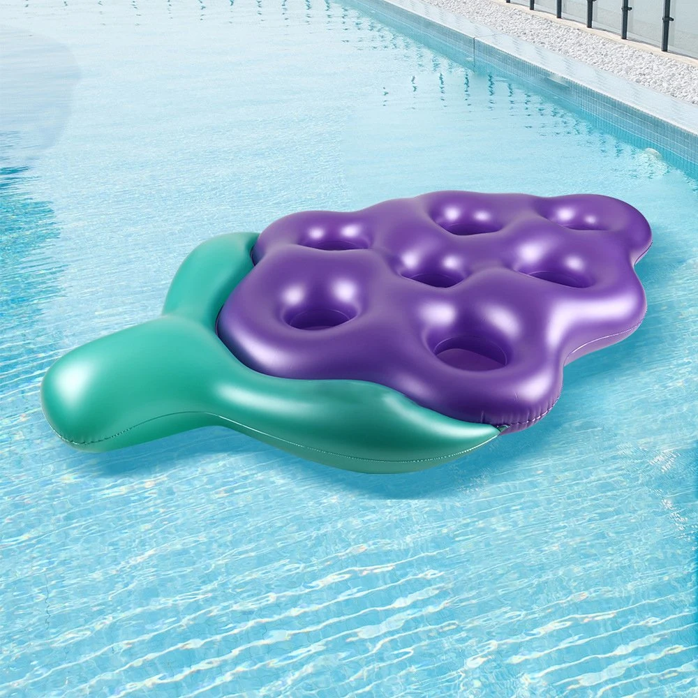PVC Thickened Inflatable Water Inflatable Bed Grape Floating Row Adult Water Toy