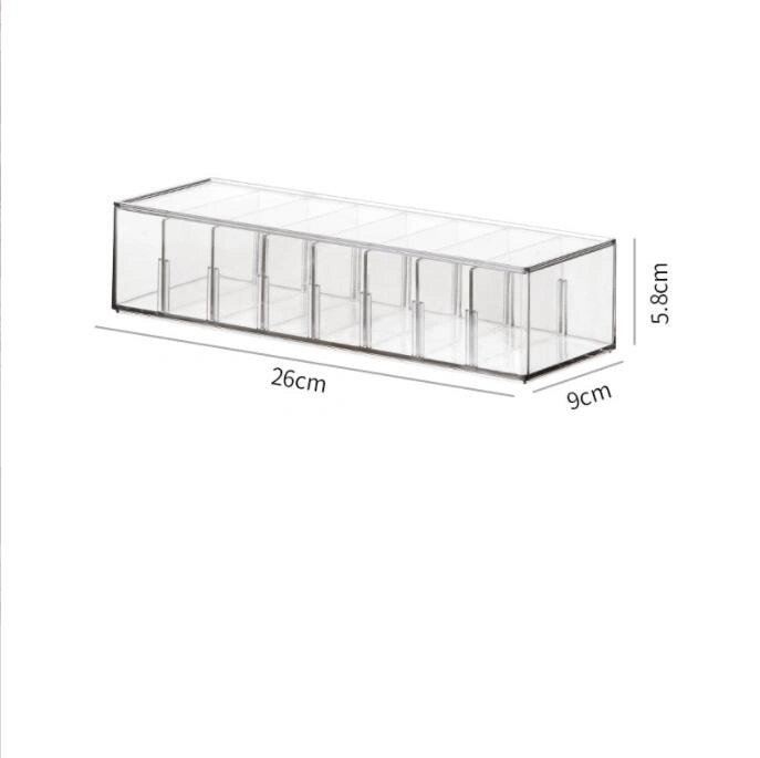 Transparent Tabletop Storage Box for USB Cable