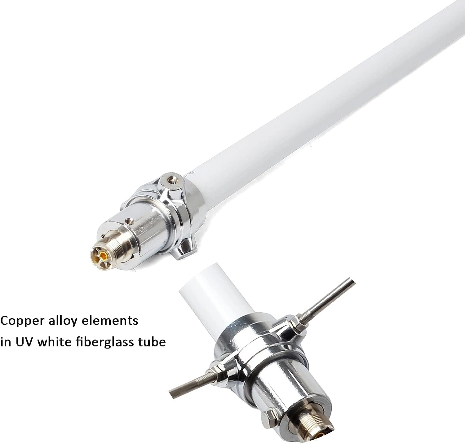 Dual Band Base Station 5.5/8.5dBi Outdoor Fiberglass Antenna with UHF-Female (SO239) Connector