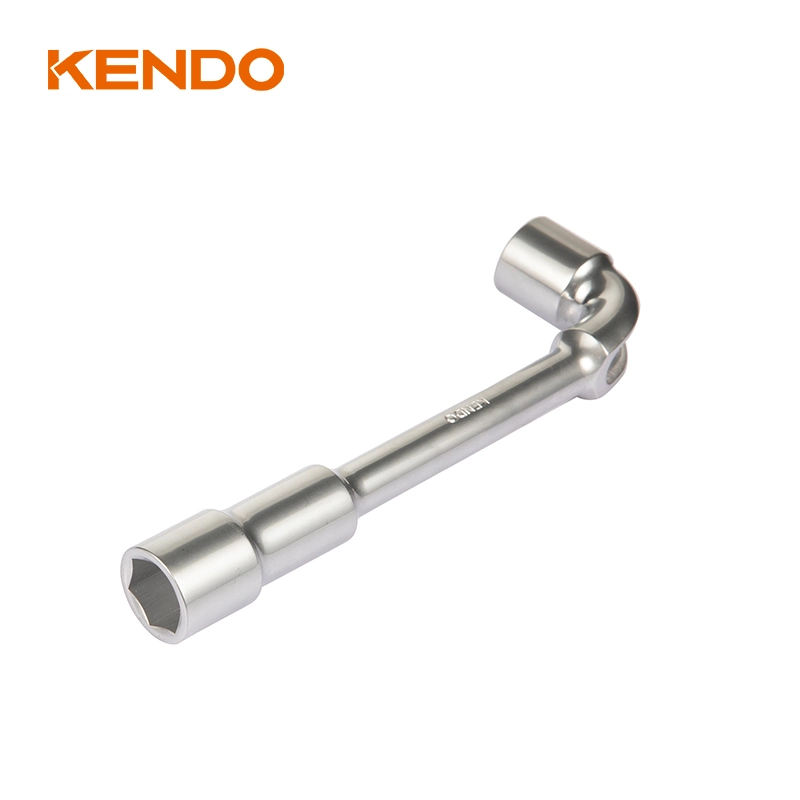 Kendo L-Type Socket Wrench L Shaped with Perforation Elbow