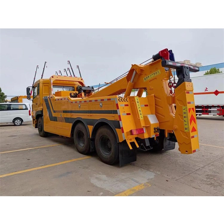 Dongfeng 6X4 Heavy Duty Wrecker Truck Emergency Road Rescue Tow Vehicle for Sale