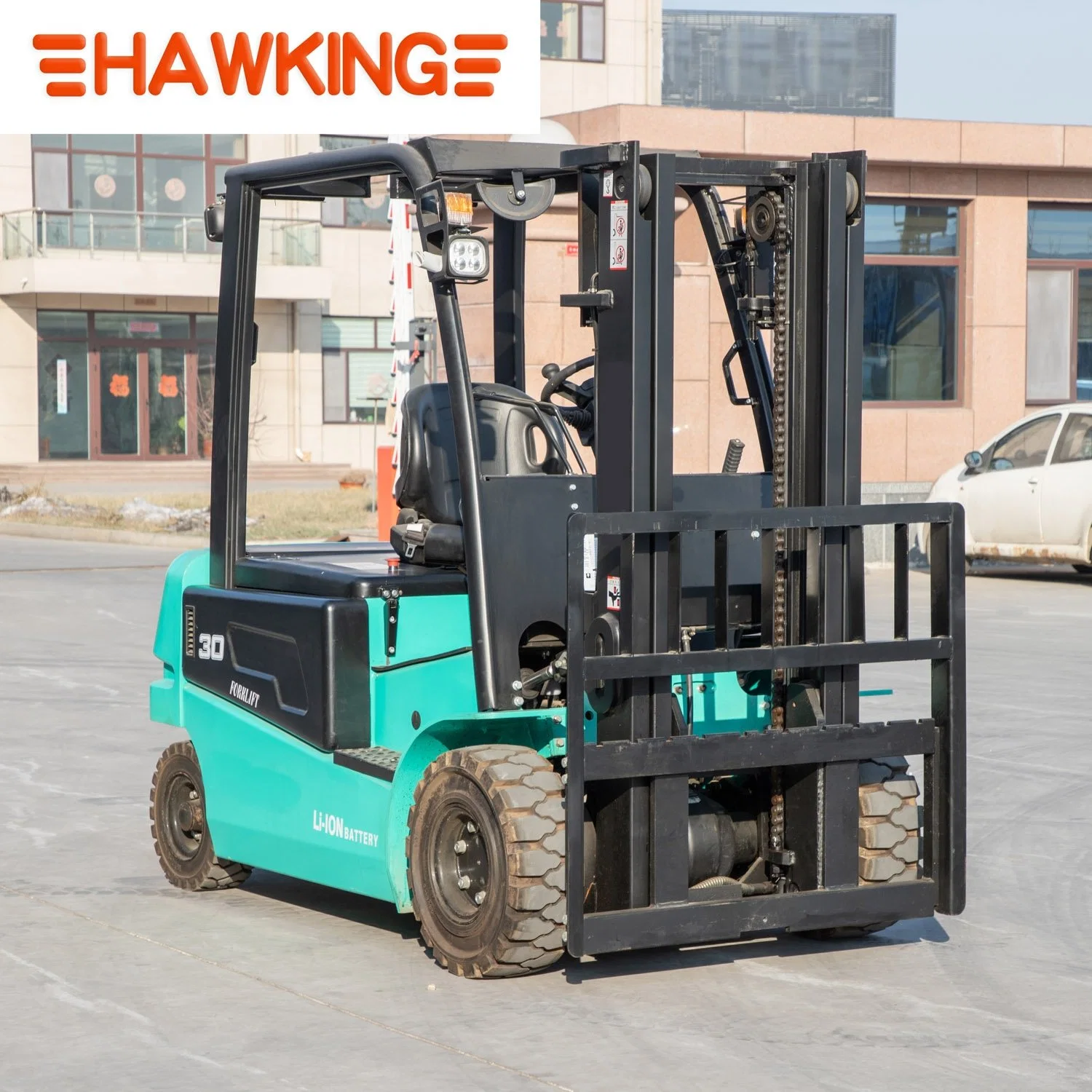 Electric Forklifts Counter Balance Forklift with Lithium Battery Fork Lift Machine Tractor