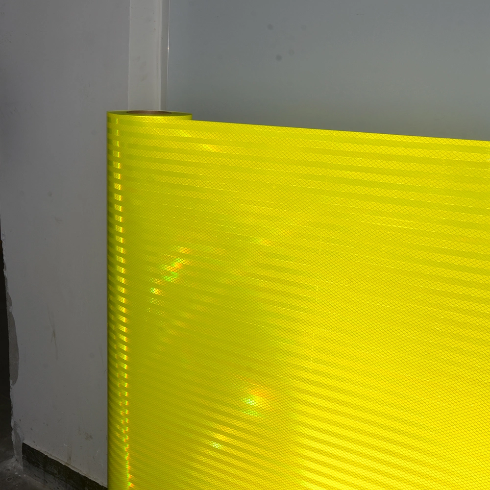 Super-Engineering-Grade Yellow Green Reflective Film High Standard Acrylic