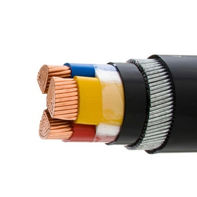 Hot Selling Fire Resistant Swa Armored Low Voltage Power Cable 4 Core 4mm2 Price