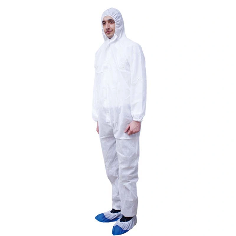 Disposable Microporous Coverall Waterproof White Painters Coveralls