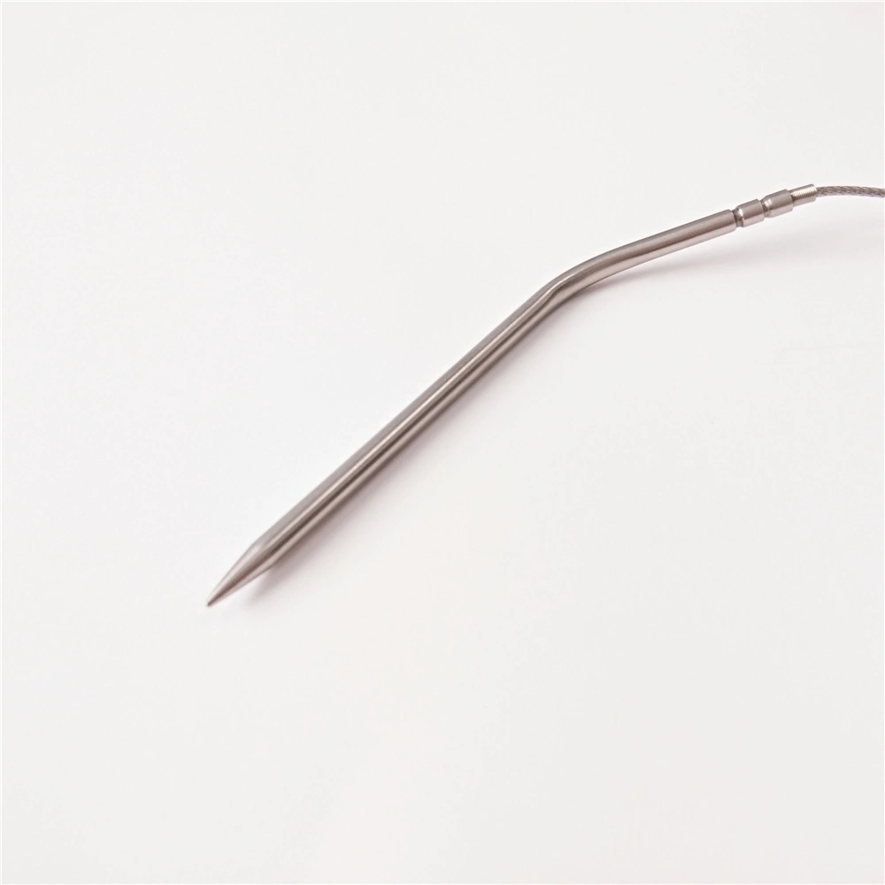 SUS304 SUS316 Needle Sharp Tip Rtd PT100 PT1000 Thermocouple Food Meat Temperature Probe Sensor for BBQ Smart Cooking