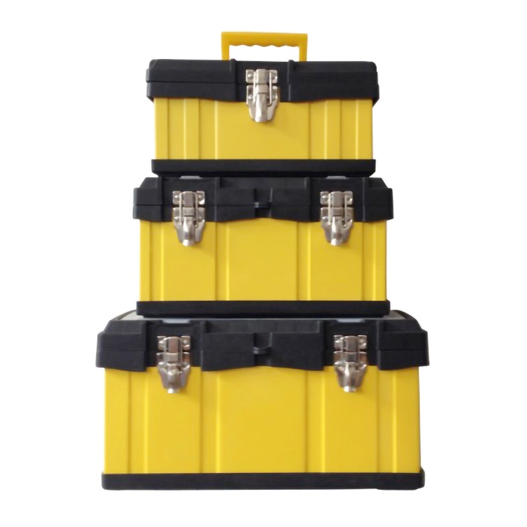 13/16/19 Inches Hot Sale Plastic Tool Box Fishing Gear Hardware Collection Portable Toolkit Multi-Functional Package Painting Storage Case