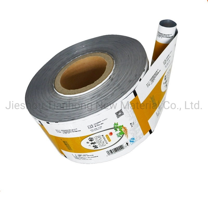 Custom Printing Aluminum Foil Film Food Automatic Packaging Thermal Lamination Film Roll