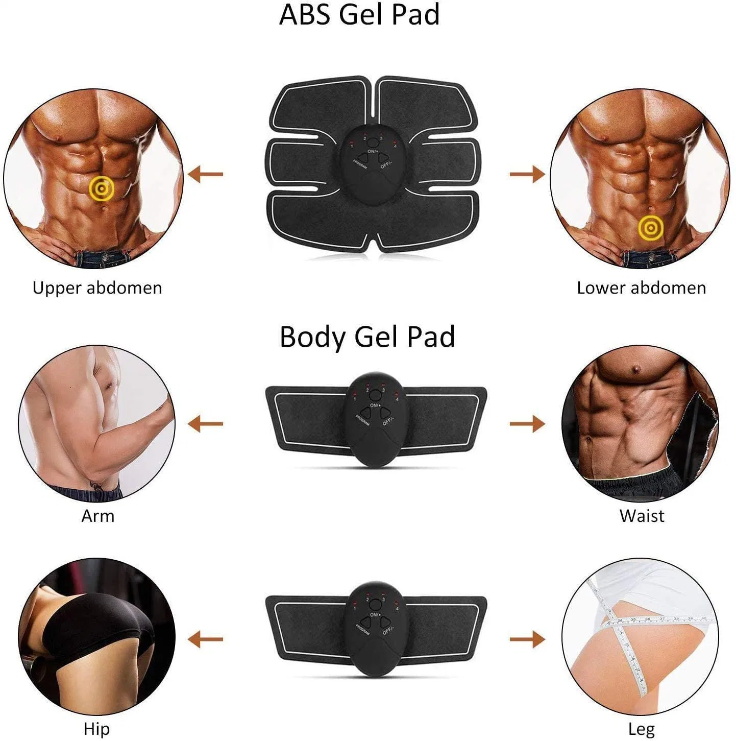 Dispositivo de ginásio portátil para usar sem fios - Sculpting muscular em casa - Fitness Equipamento para exercícios em casa