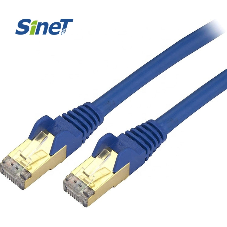 Cable de red Ethernet Categoría 5e FTP STP apantallado Cat5e parche Cable