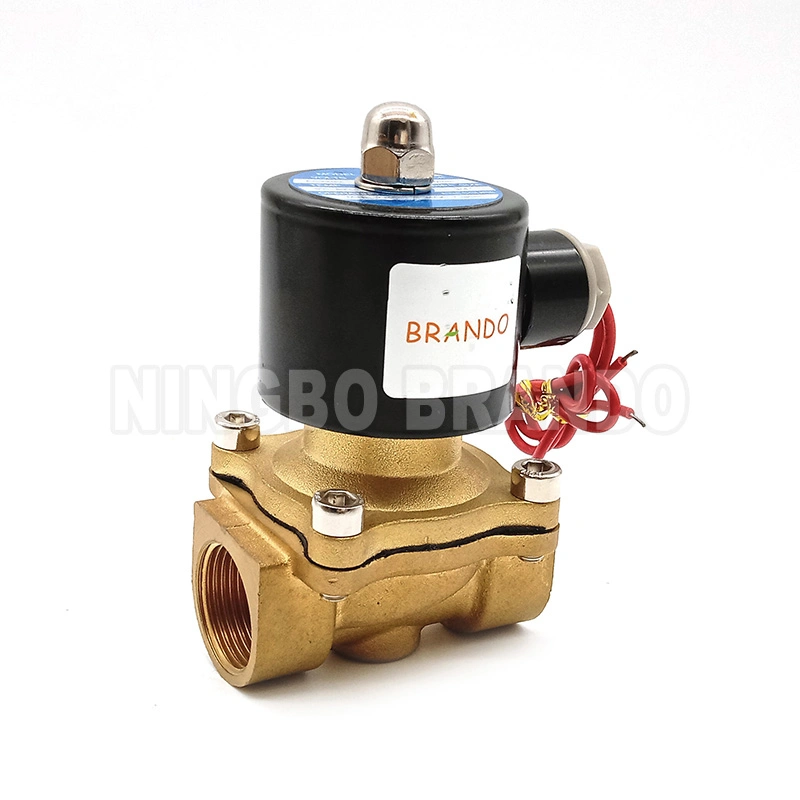 2W200-20 UW-20 3/4'' de latón de 2/2 vías normalmente cerrado de agua de la electroválvula de gas oil Aire 12VDC 24VDC 24VCA 110VCA 220VAC 3/4 pulgadas NC