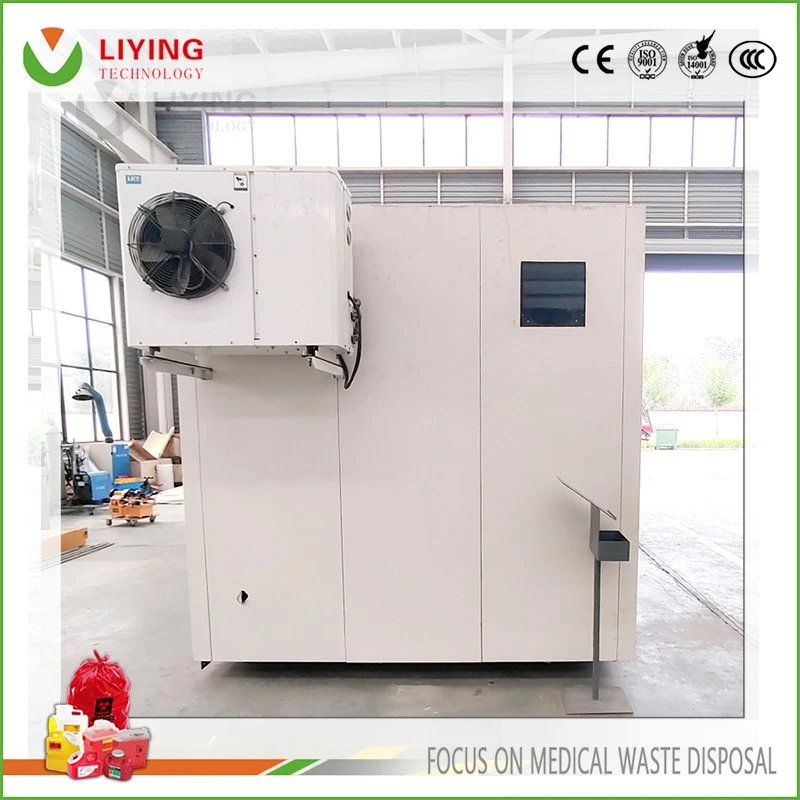 Medical Waste Management System with Microwave Disinfection and Shredding System