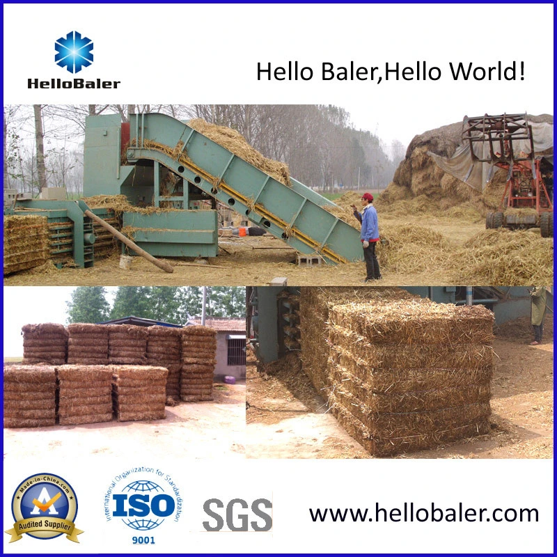 auto straw packaging pressing baler machine