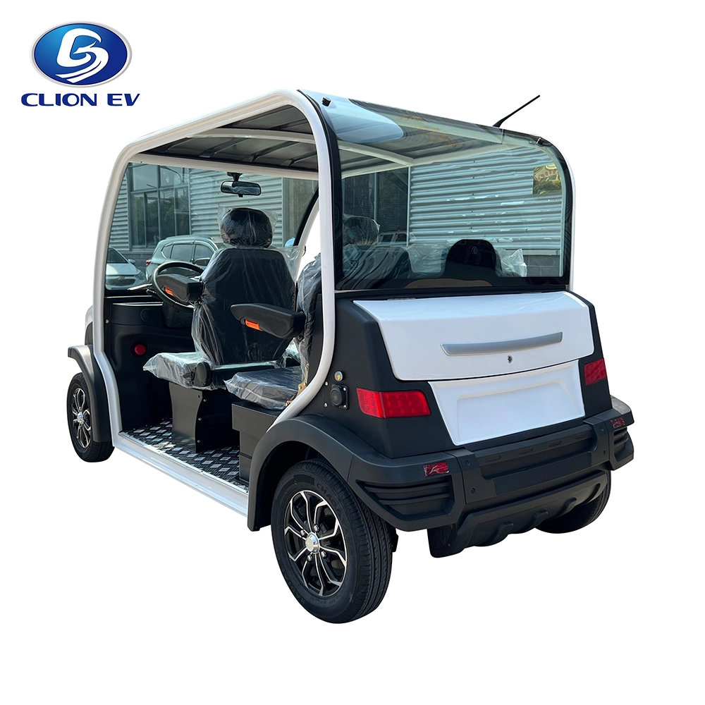 Multi-Functional 4 Passenger Electric Utility Vehicle Sightseeing/Security Patrol Car