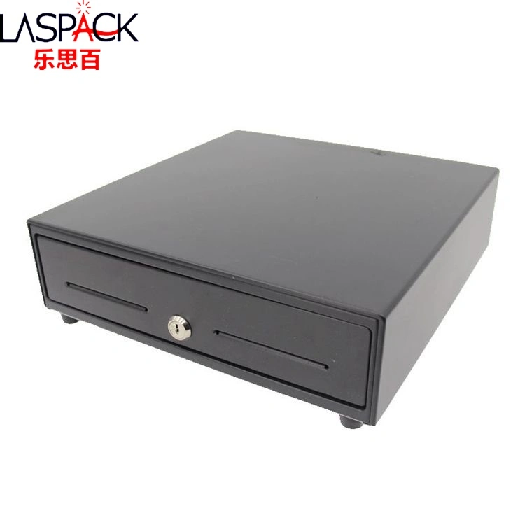 High quality/High cost performance  Electronic Big Cash Drawer Supermarket 330 4bills 4coins Rj11 12V Metal Tray Cash Register Drawer