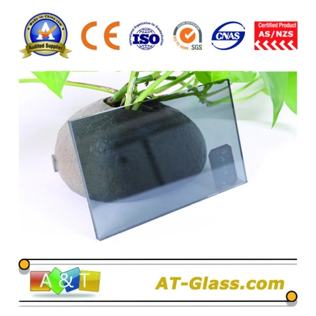 4mm 5mm 6mm Tinted Glass/Tinted Float Glass with Quality Certificates for Window, Building, Door etc