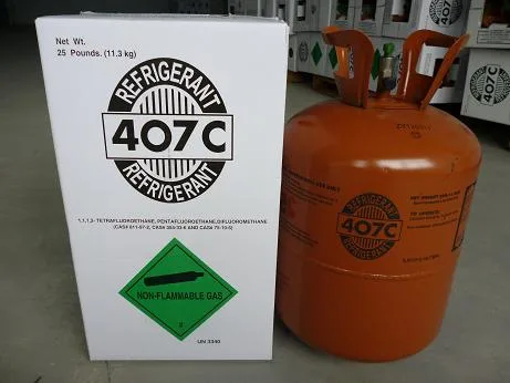 11,3kg Non-Flammable tanque de gas refrigerante R410A.