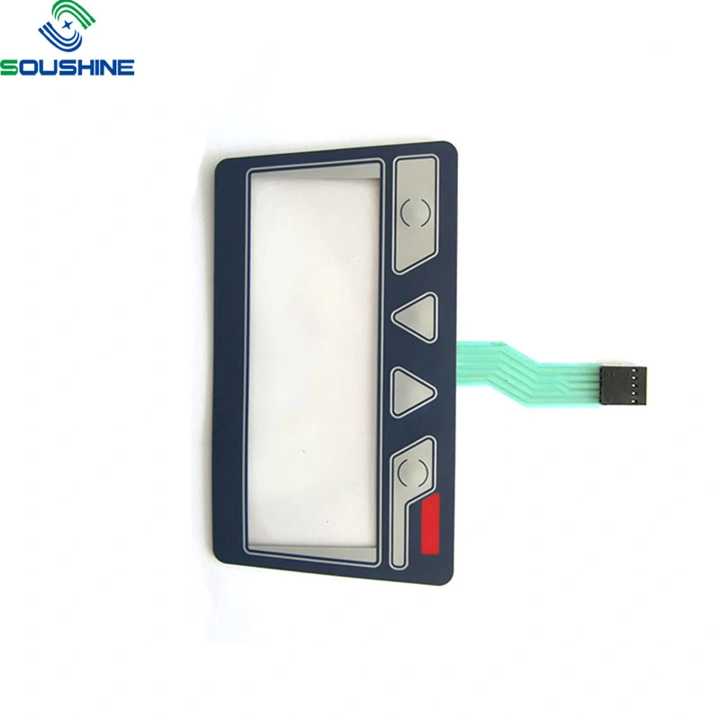 Waterproof LED Window Membrane Switch with Flat Backlight