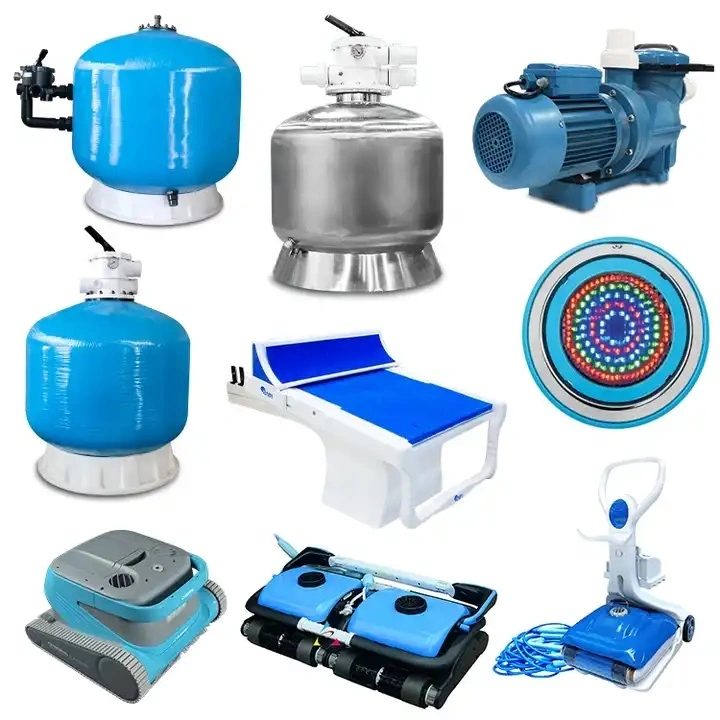 Above Ground Sand Filter Water Pump Swimming Pool Brush Cleaning Equipment