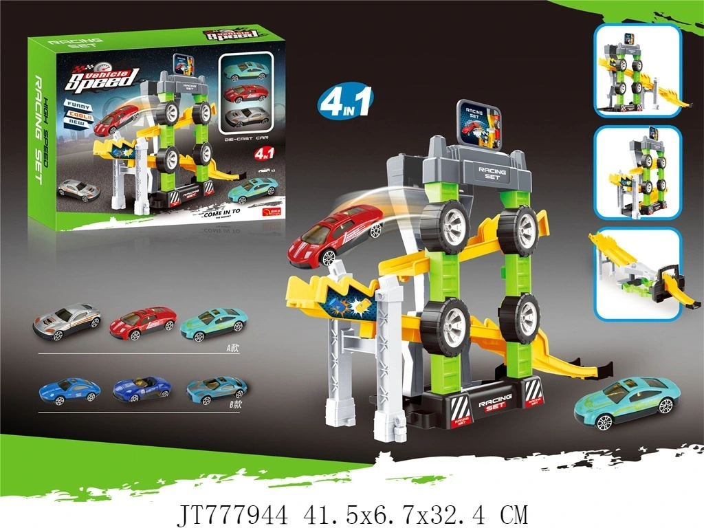 Juego de juguetes nuevos juegos de coches de ranura baratos para Niños Novedad Playmobil pequeños juguetes de plástico