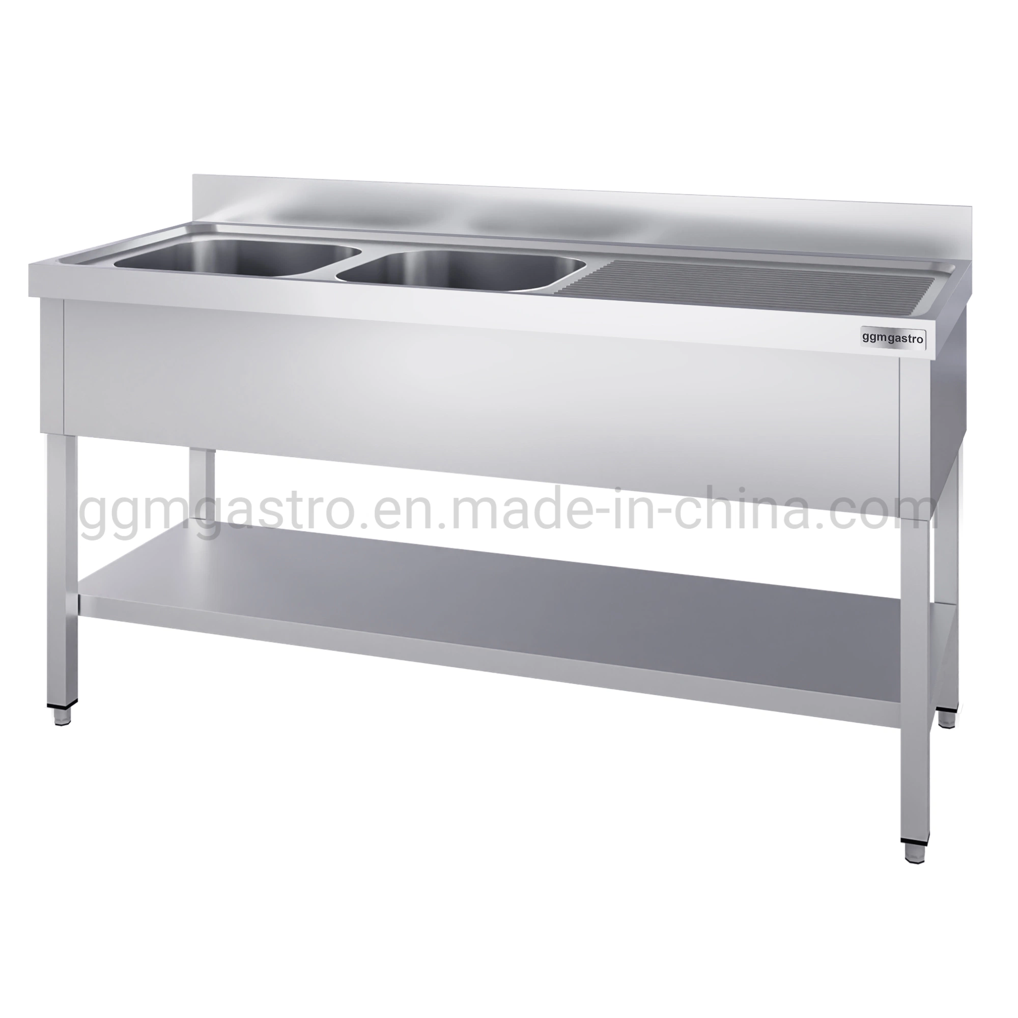 Stainless Steel Sink Unit Dishwasher with Cabinet