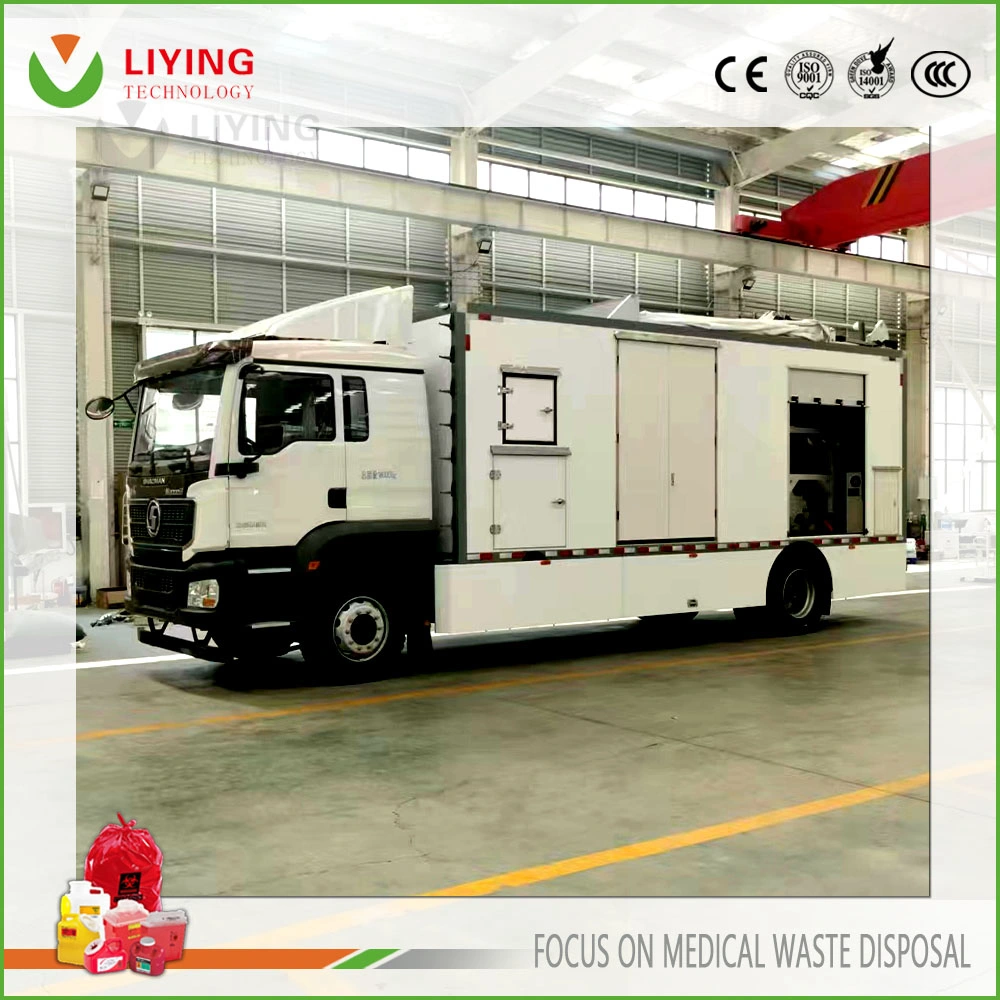 Eco-Friendly Medical Waste Microwave Disinfection Disposal Equipment Vehicle