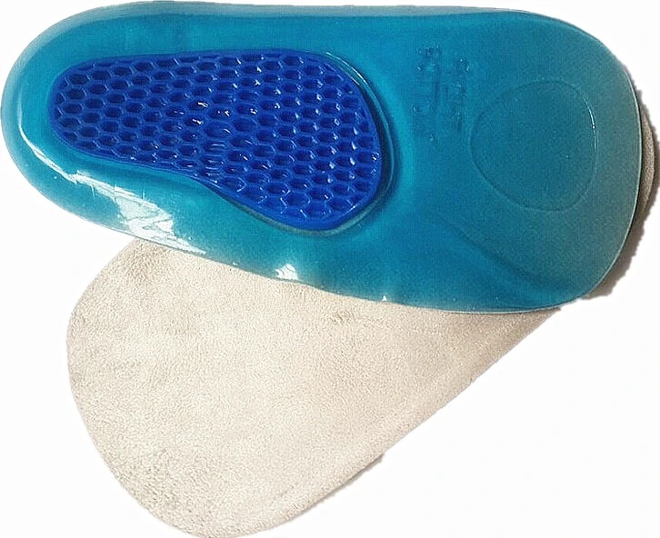 Gel Half Shoe Insole, Silicon Heel Support Insert