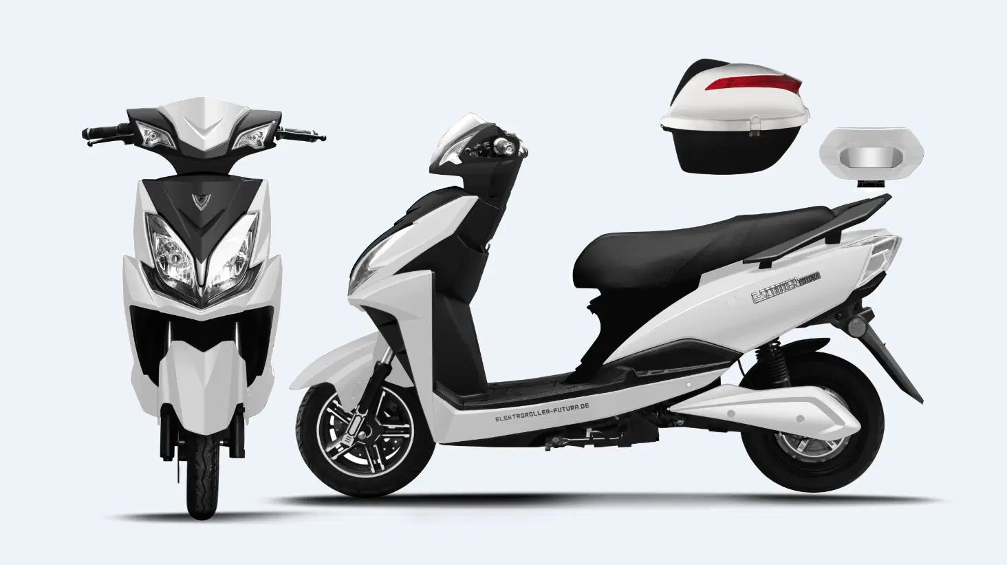 China Wuxi Fabrik große Energie 2400W Elektro-Scooter E-Motorrad